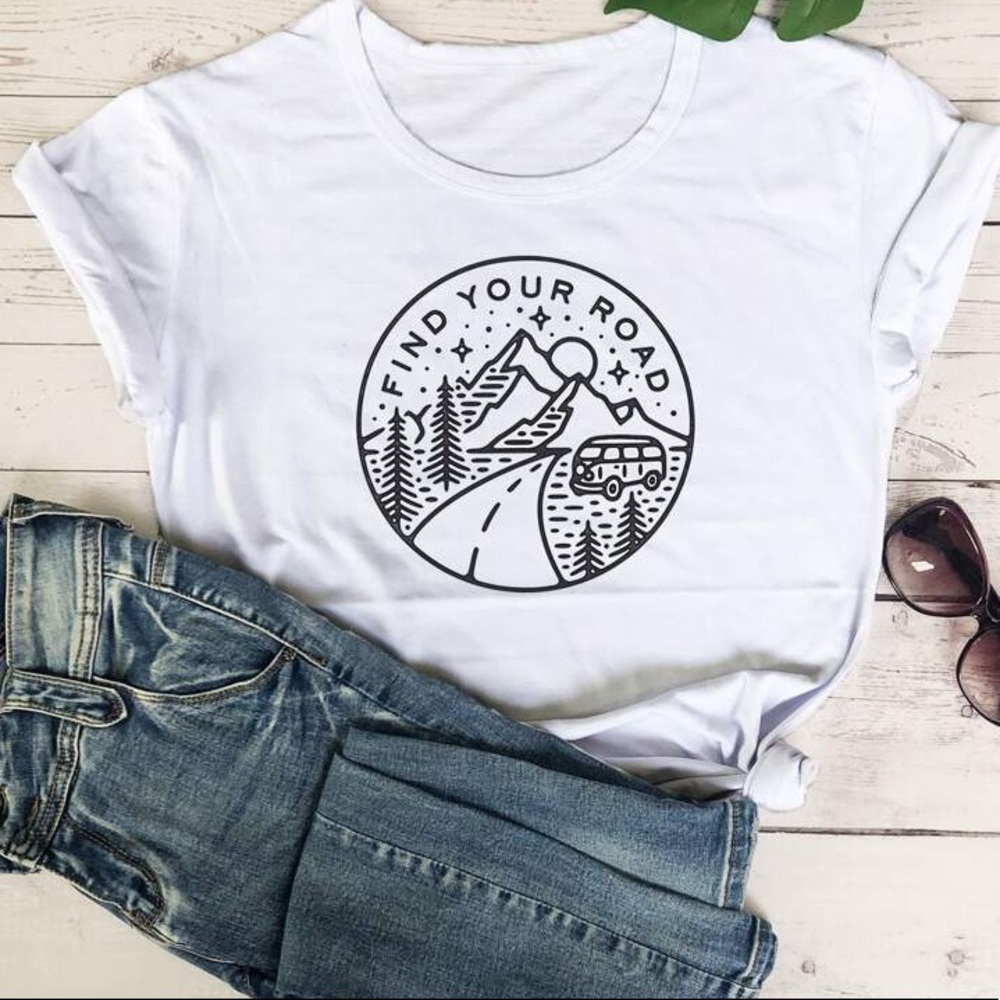 FIND YOUR ROAD Graphic Tees